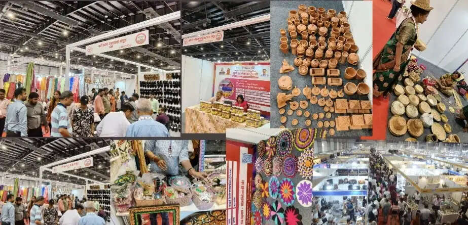 इंटरनेशनल ट्रेड शो में सजा 75 जिलों की 75 महिला उद्यमियों का ग्रामीण बाजार