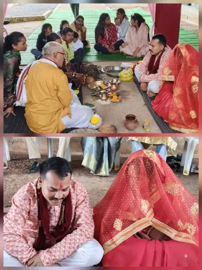 जगदलपुर के&nbsp;केंद्रीय जेल में पहली बार सजा विवाह का मंडप, कैदी बना दूल्हा