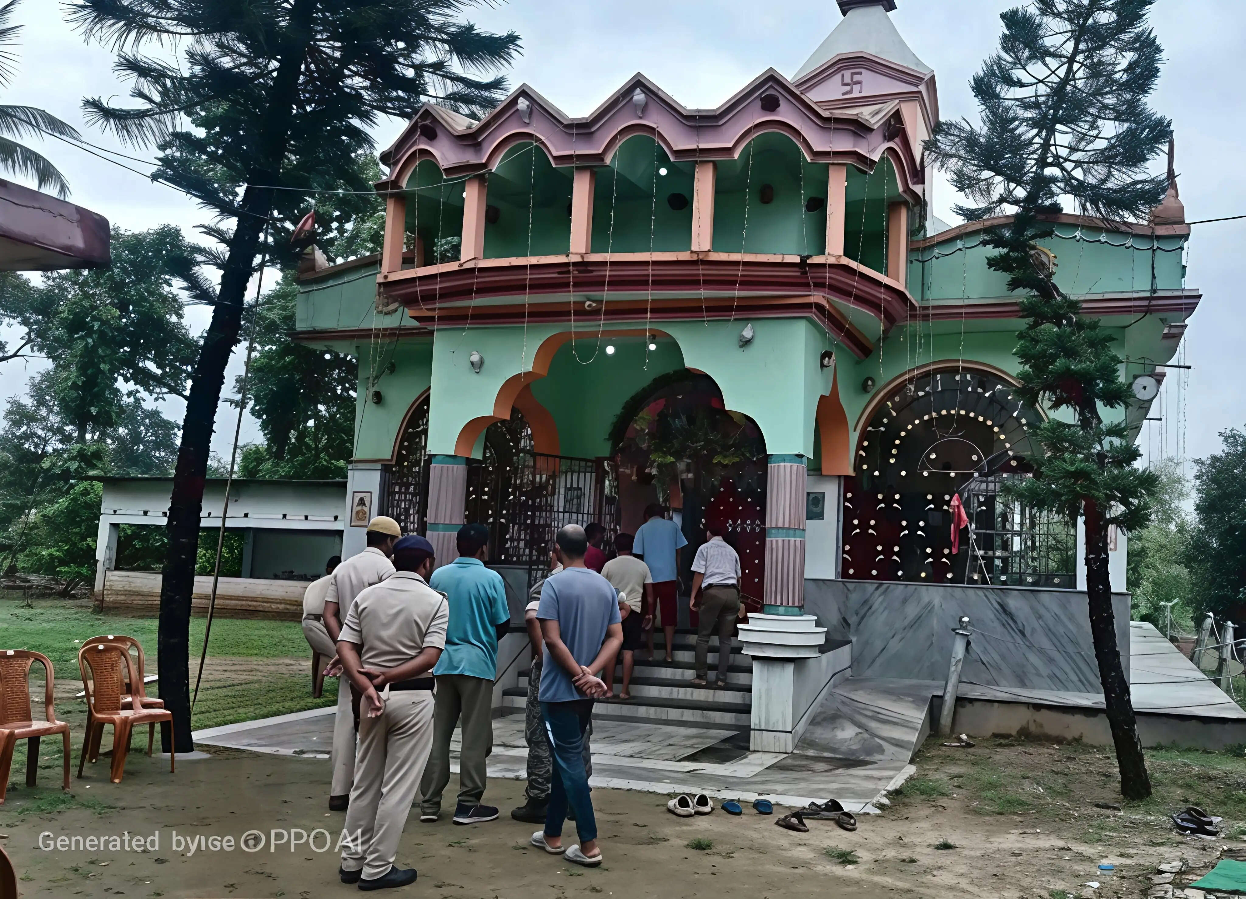 कलकतिया फार्म स्थित मां काली मंदिर में चोरी, मुकुट-हार समेत कीमती सामान ले उड़े चोर