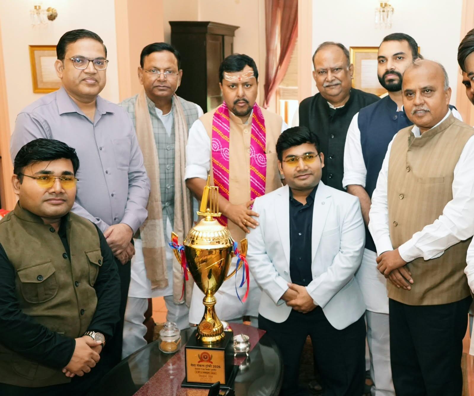 नितिन नवीन ने वाराणसी में ‘सेवा संकल्प ट्रॉफी’ का किया अनावरण, बोले- दिव्यांगता मन की होती है, शरीर की नहीं