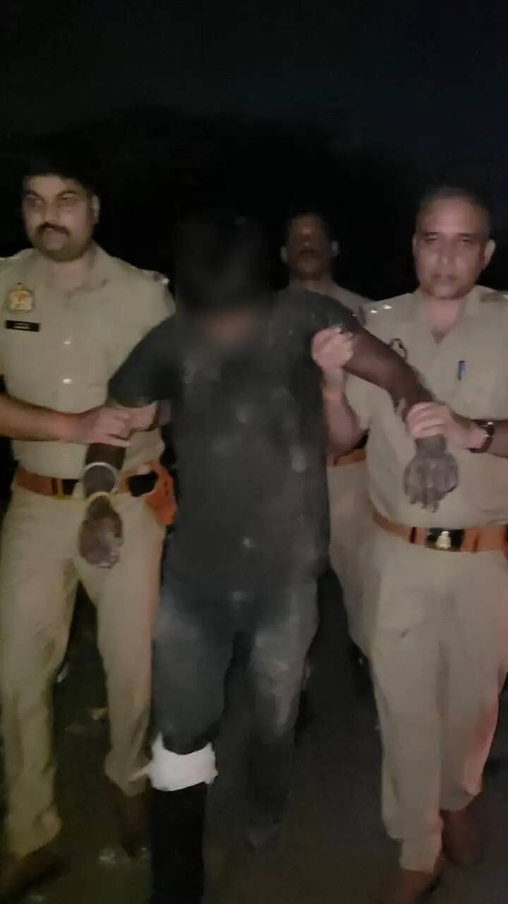(संशोधित) लखनऊ : महिला की हत्या में फरार इनामी बदमाश मुठभेड़ में गिरफ्तार, पैर में लगी गोली