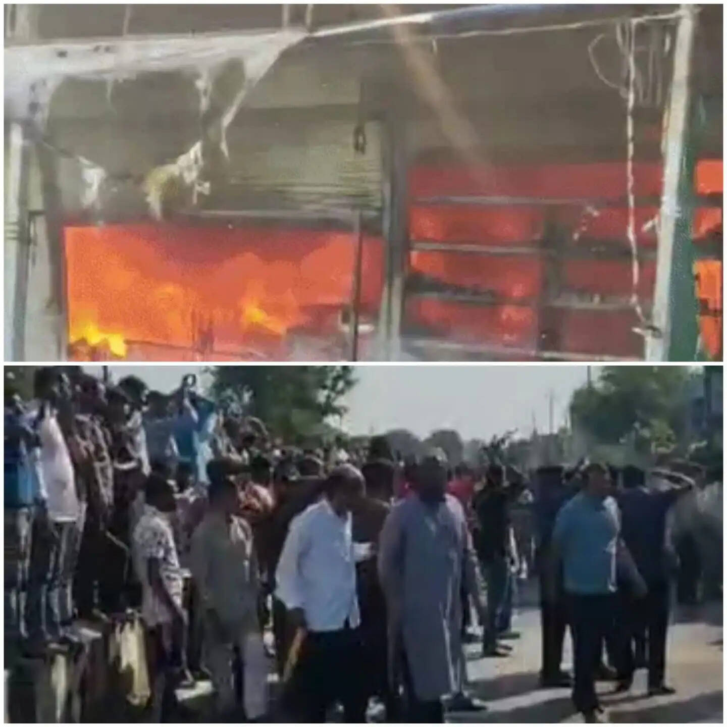 राजगढ़: फलोदी सुपर बाजार में भीषण आग, 50 लाख का सामान जलकर खाक