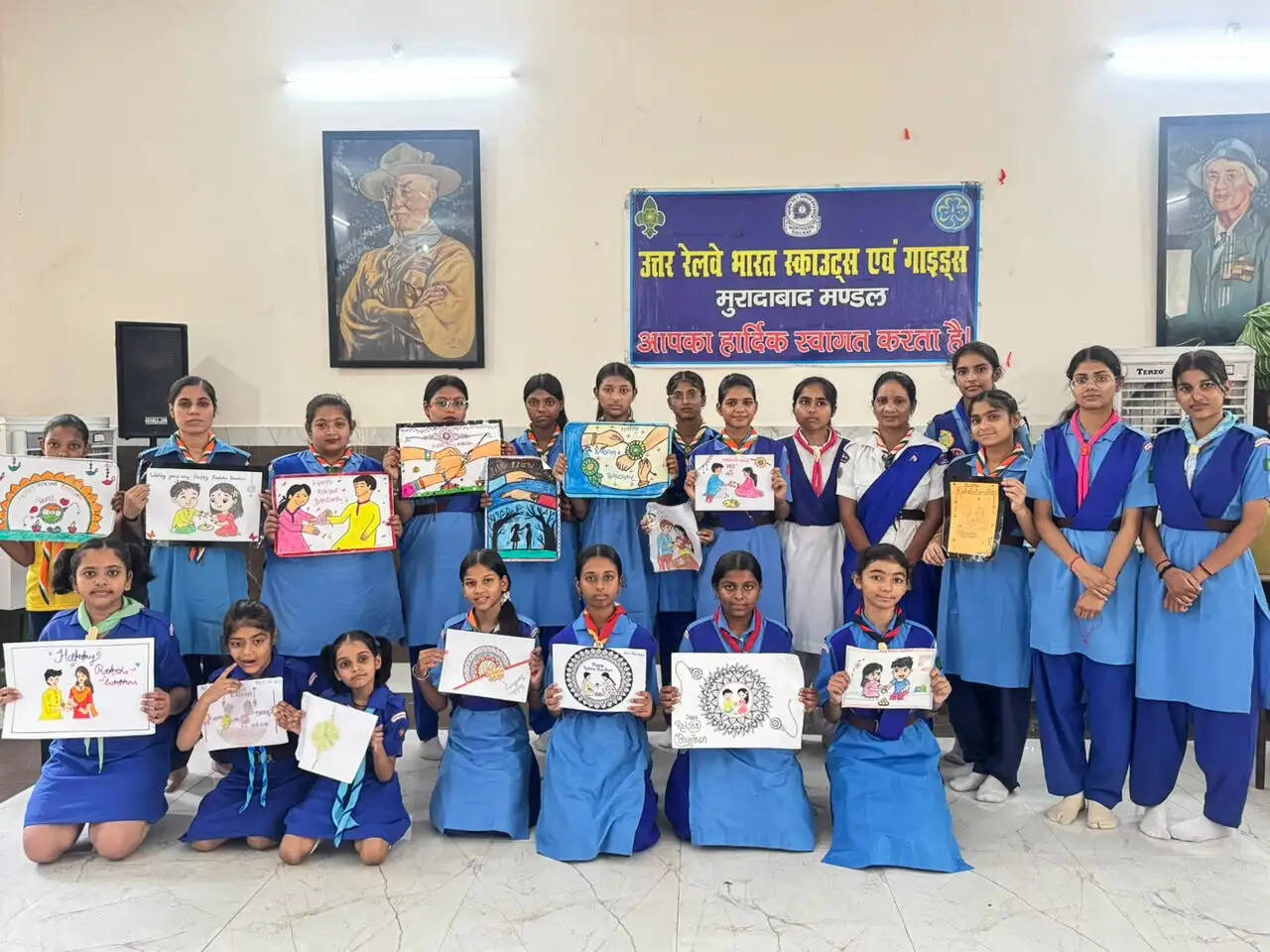 मुरादाबाद रेल मंडल में “एकता का बंधन” विषय पर चित्रकला प्रतियोगिता आयोजित