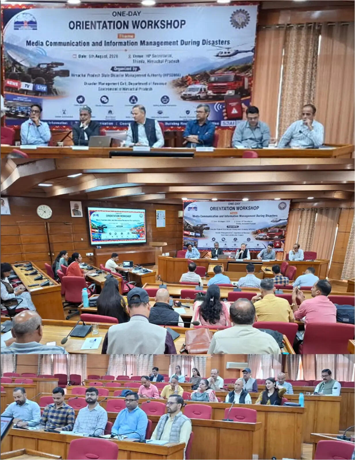 आपदा के समय जिम्मेदार पत्रकारिता की जरूरत, मीडिया पेशेवरों को दिया प्रशिक्षण