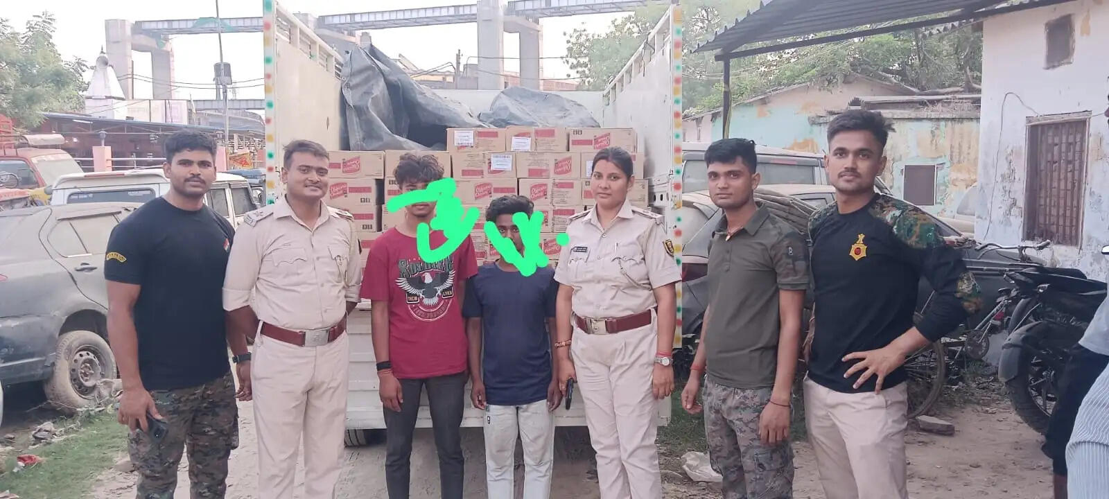 मध्य निषेध एवं उत्पाद विभाग ने 2170 लीटर विदेशी शराब के साथ आठ को किया गिरफ्तार