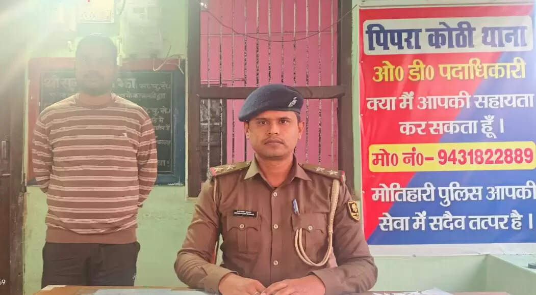 एनएच पर ट्रको से अवैध वसूली करते प्रवर्तक अवर निरीक्षक गिरफ्तार