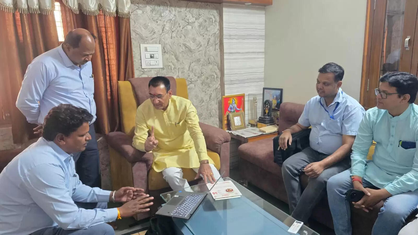 राजगढ़ः डिजिटल स्व-गणना अभियान का शुभारंभ, राज्यमंत्री पंवार ने की सहभागिता की अपील