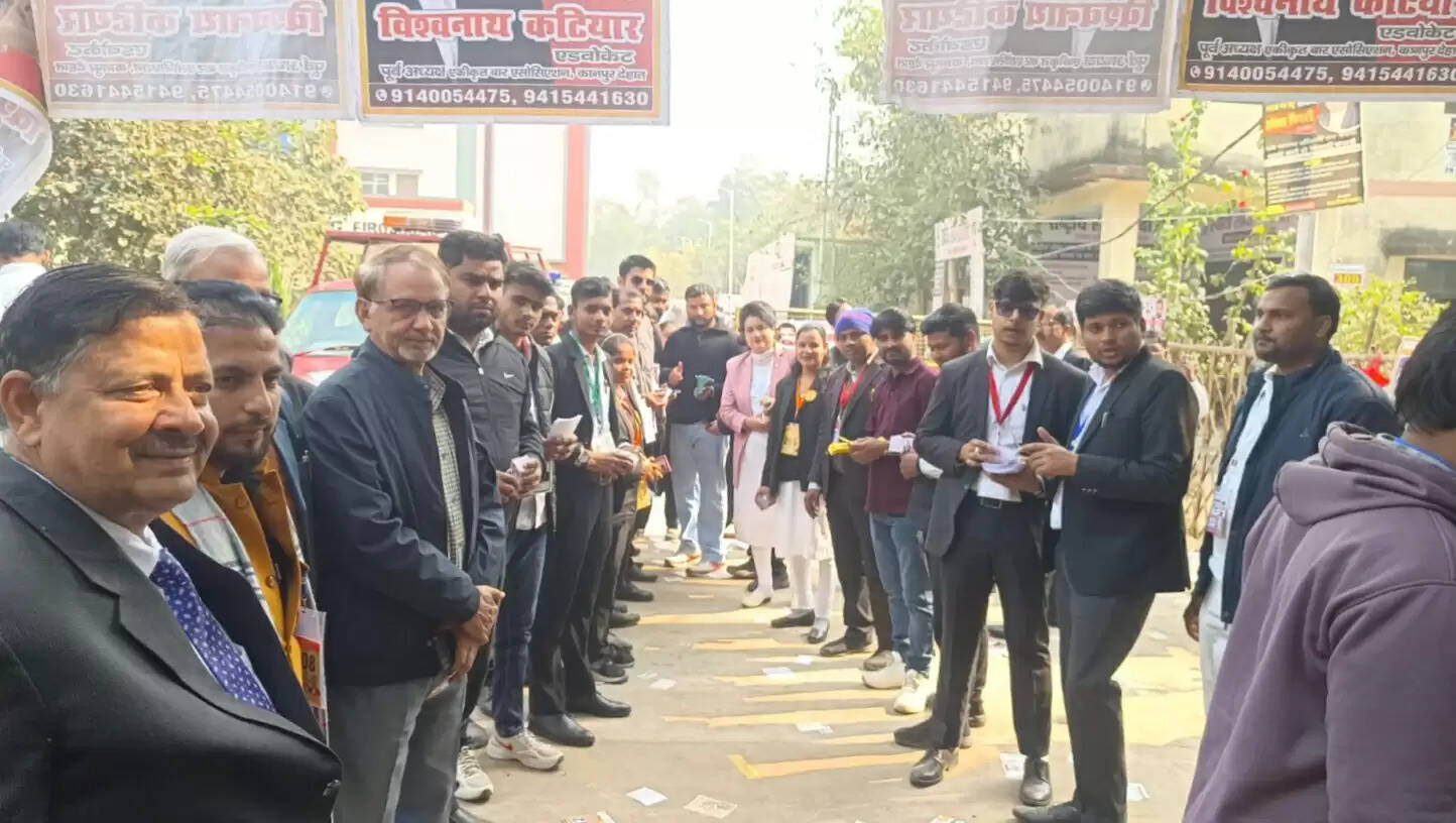 बार काउंसिल मतदान: 1613 मतदाताओं ने किया मतदान