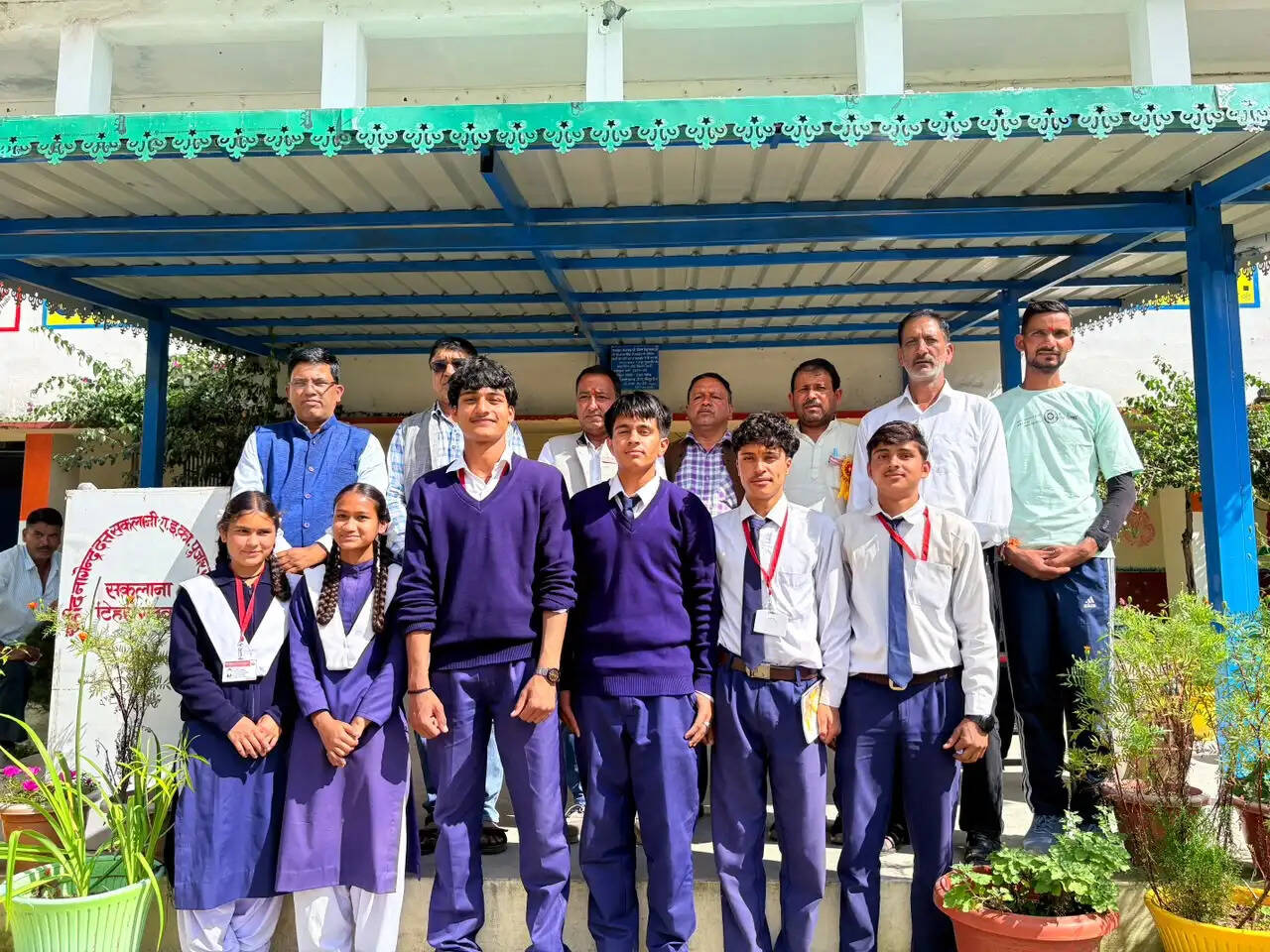 जीआईसी पुजार गांव में अक्षित छात्र और प्रांजली छात्रा प्रमुख बनी