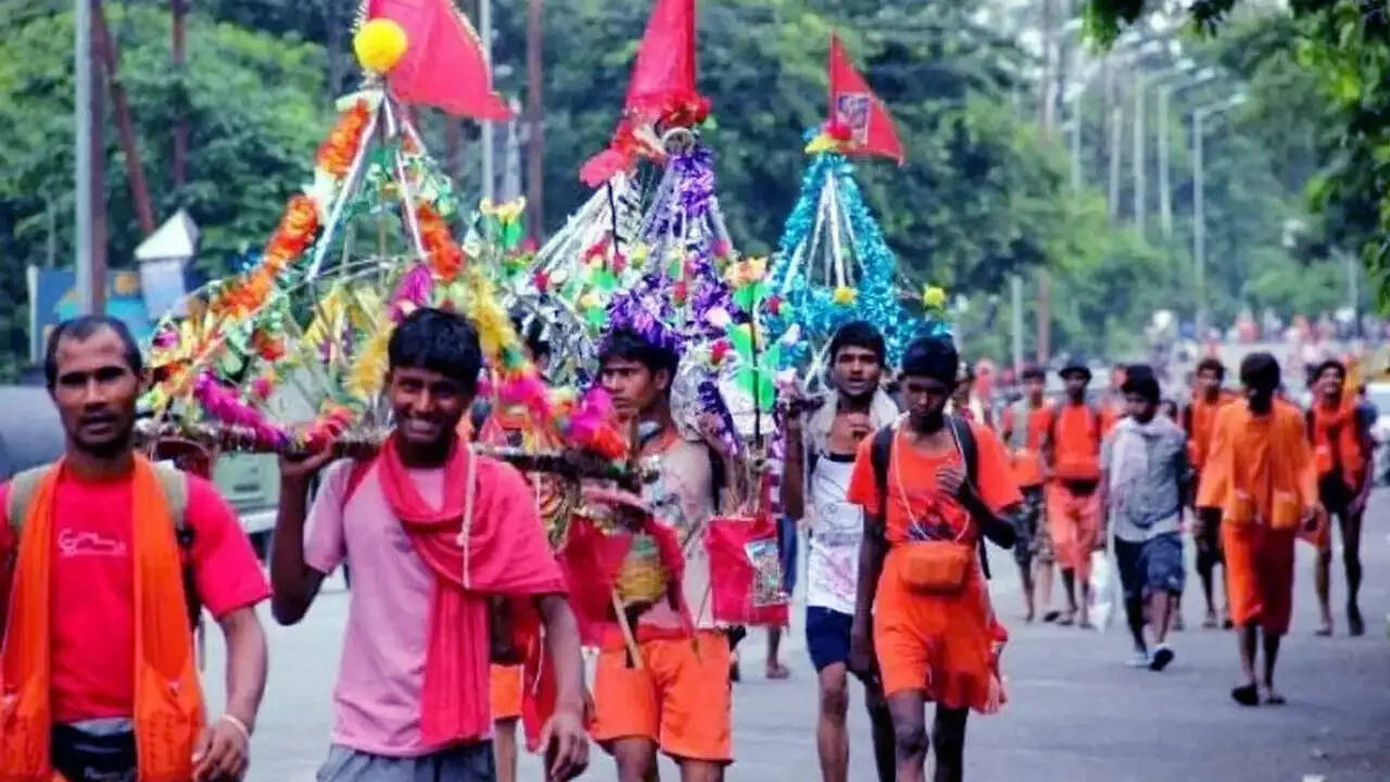 उत्तराखंड के हरिद्वार में कांवड़ियों की रिकॉर्ड आमद, पांच दिन में एक करोड़ पार पहुंची संख्या
