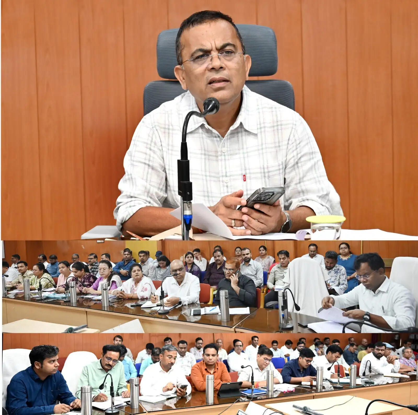 साप्ताहिक समय-सीमा बैठक में कलेक्टर सख्त, पीएम आवास शिकायतों पर कार्रवाई के निर्देश
