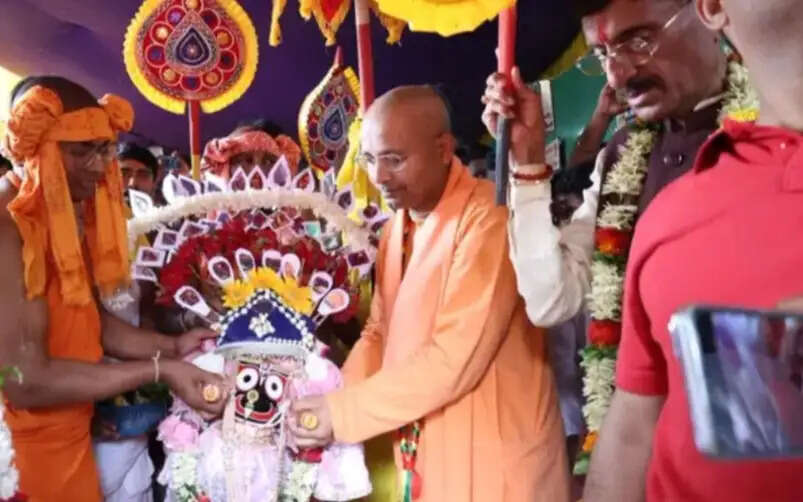 रांची में पहली बार इस्कॉन की तीन दिवसीय रथ यात्रा शुरू, श्रद्धालुओं ने खींचा भगवान जगन्नाथ का रथ