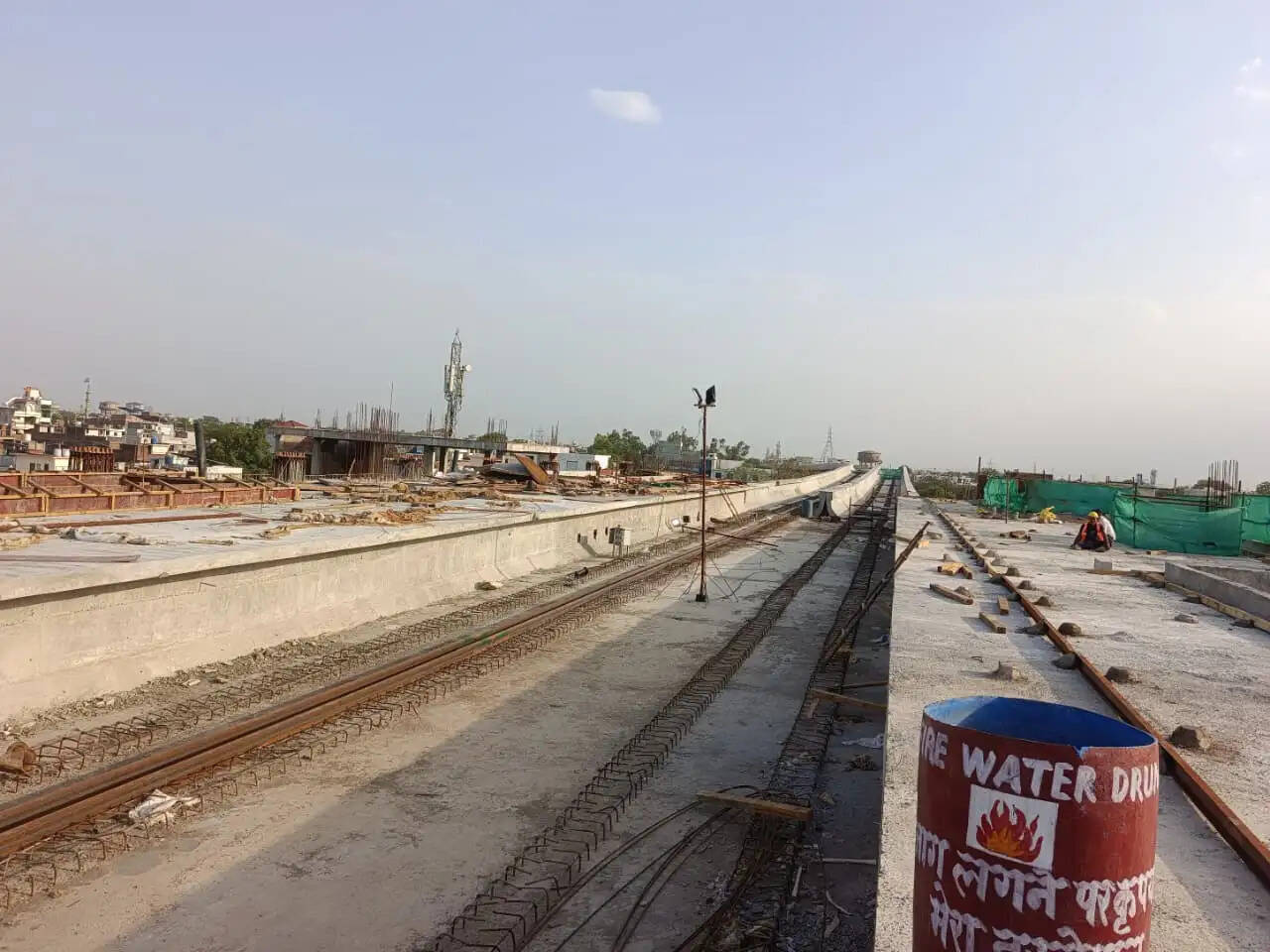 कानपुर मेट्रो कॉरिडोर-2 के दो स्टेशनों पर प्लेटफॉर्म निर्माण पूरा