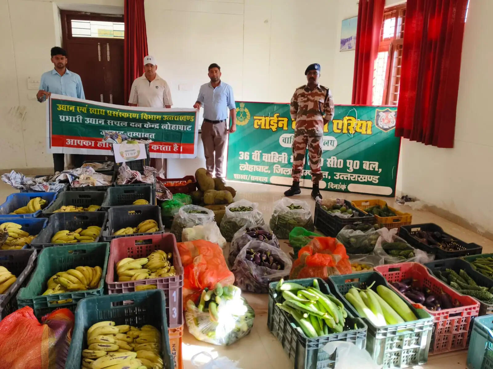 उद्यान विभाग ने किसानों और आईटीबीपी के बीच बनाई सीधी कड़ी