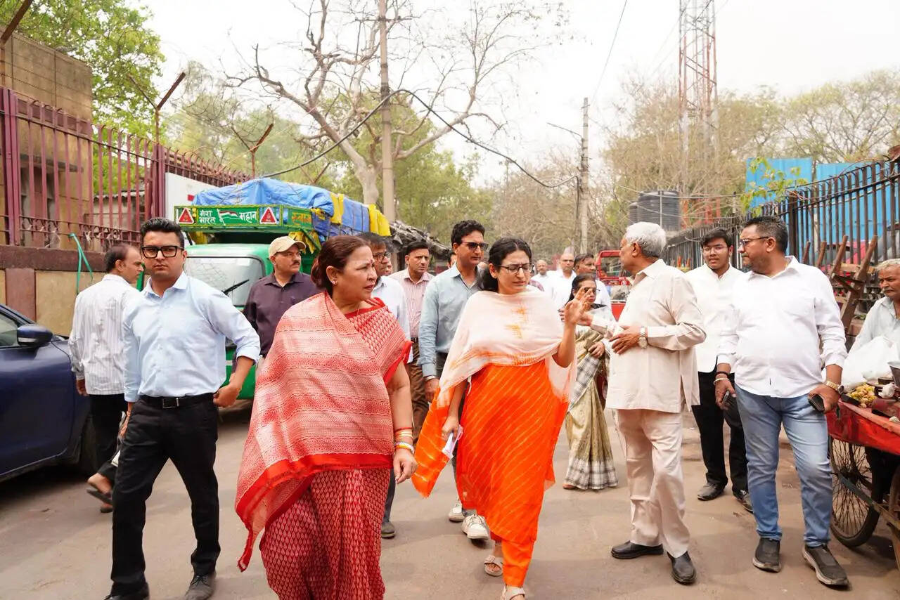 स्थायी समिति अध्यक्ष सत्या शर्मा का चांदनी चौक क्षेत्र में औचक निरीक्षण