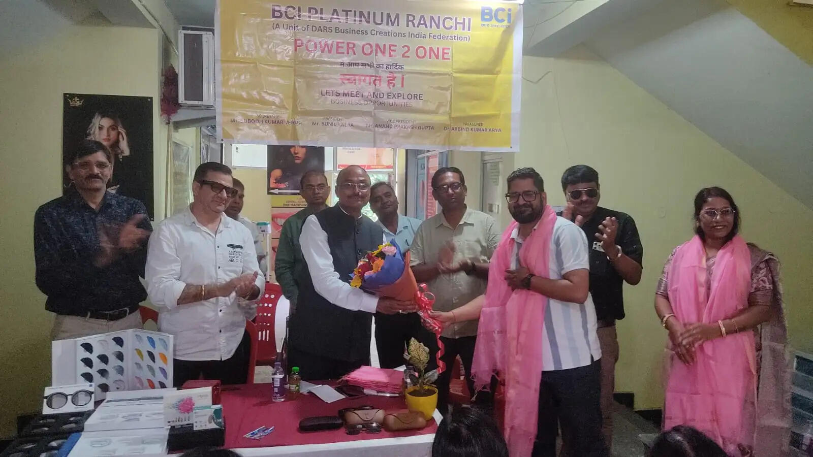 बीसीआई प्लैटिनम रांची की बैठक में व्यावसायिक सहयोग और नेटवर्किंग पर जोर