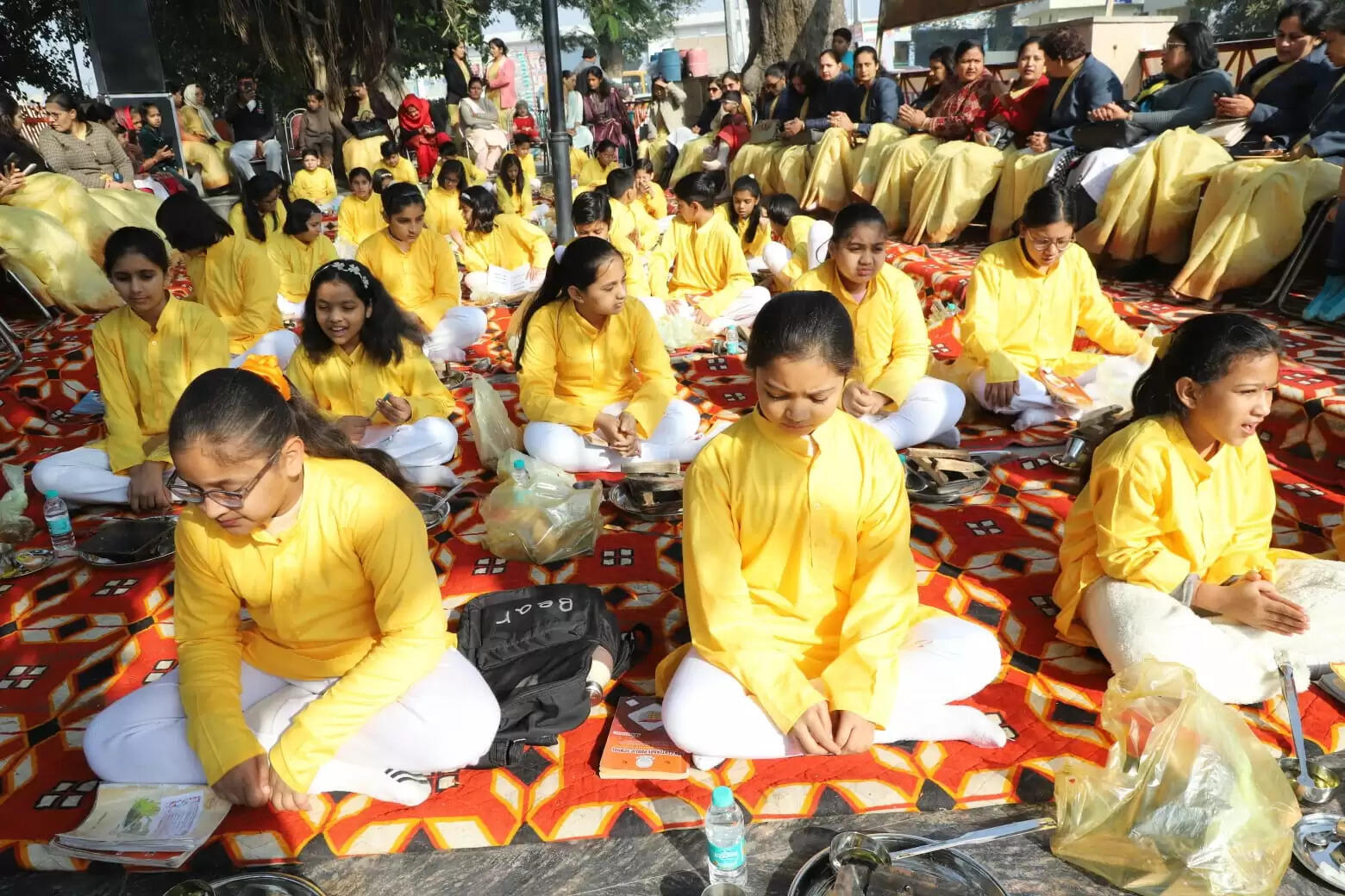 जींद : नशे के खिलाफ जगाई अलख, रानी तालाब पर हुआ सौ कुंडीय यज्ञ