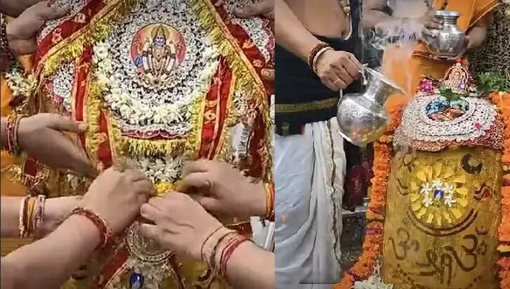 देश में रक्षाबंधन की धूम, सबसे पहले उज्जैन में महाकाल को बांधी गई राखी, सवा लाख लड्डुओं का लगा महाभोग