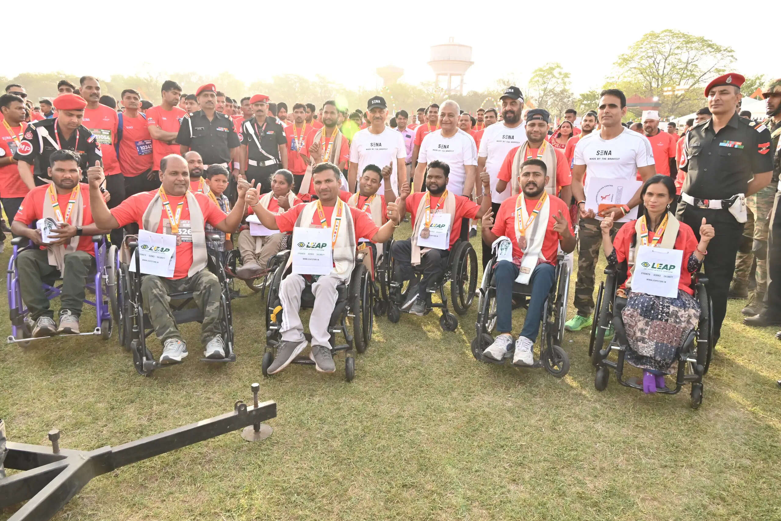 जयपुर सोल्जराथॉन 2026 में 4500 से अधिक धावकों ने लगाई दौड़