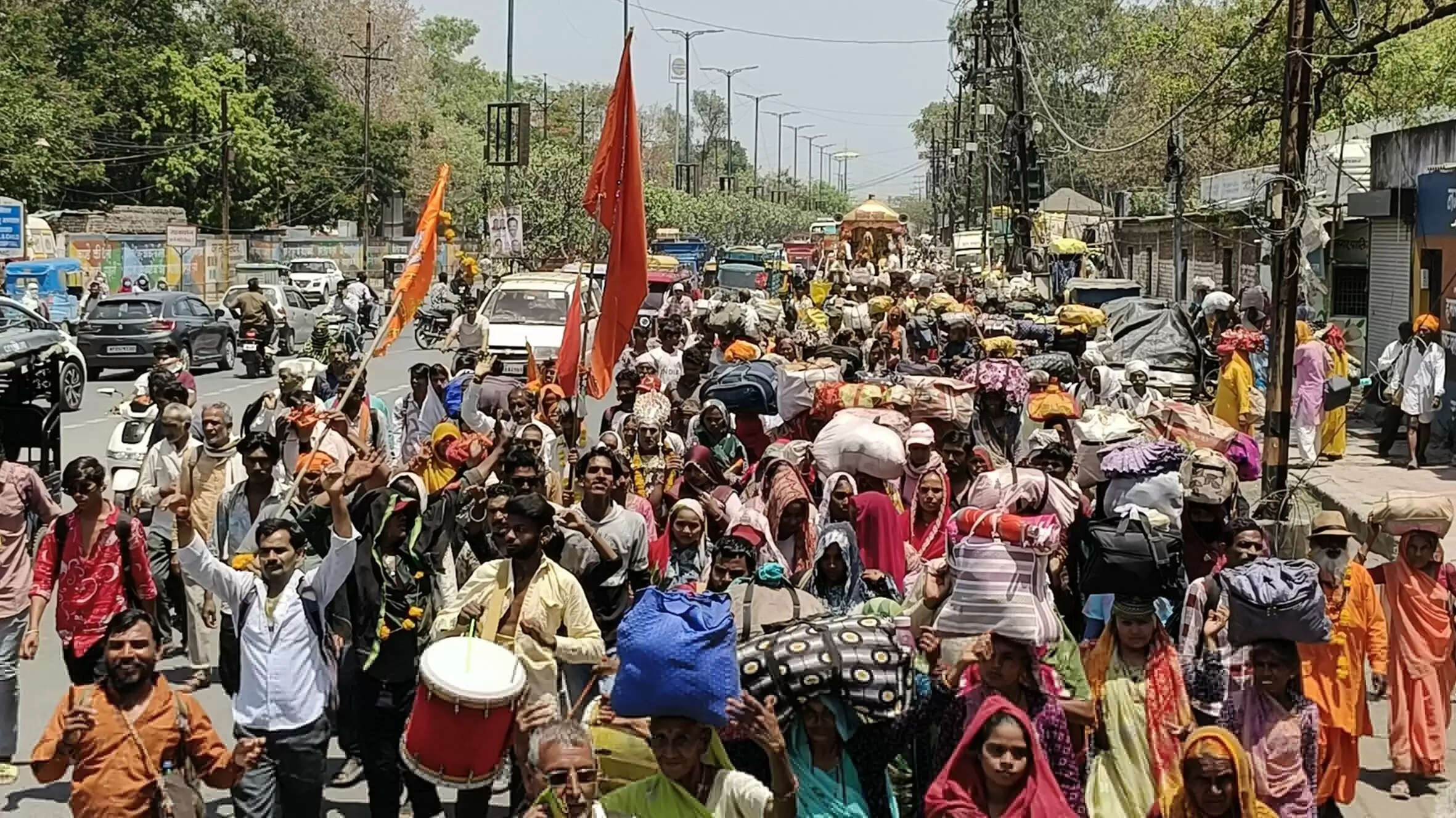 उज्जैनः पंचक्रोशी यात्रा पूर्ण कर यात्रियों ने नागचंद्रेश्वर को लौटाया बल