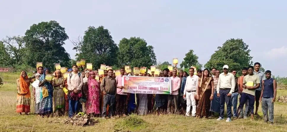 जांजगीर चांपा: जिले की समस्त ग्राम पंचायतों में आयोजित हुआ रोजगार दिवस एवं चावल उत्सव