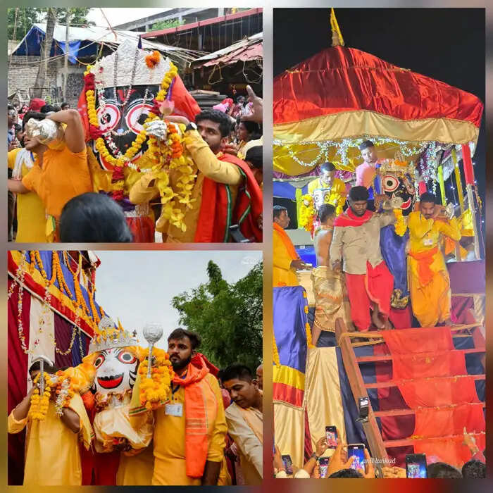 बहुड़ा गोंच रथयात्रा-कपाट फेड़ा पूजा विधान के साथ श्रीजगन्नाथ स्वामी पहुचे श्रीमंदिर