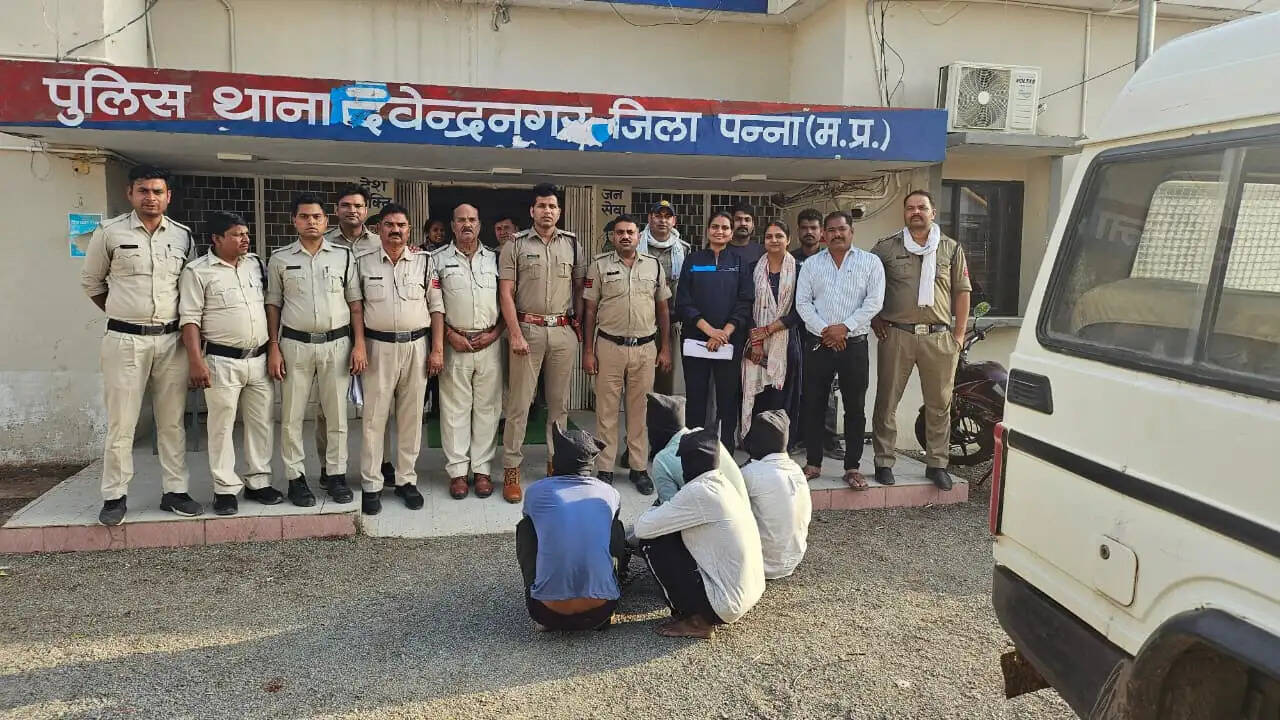 पन्ना में गंभीर अपराध मामले में चार आरोपी गिरफ्तार, पुलिस ने 48 घंटे में किया खुलासा