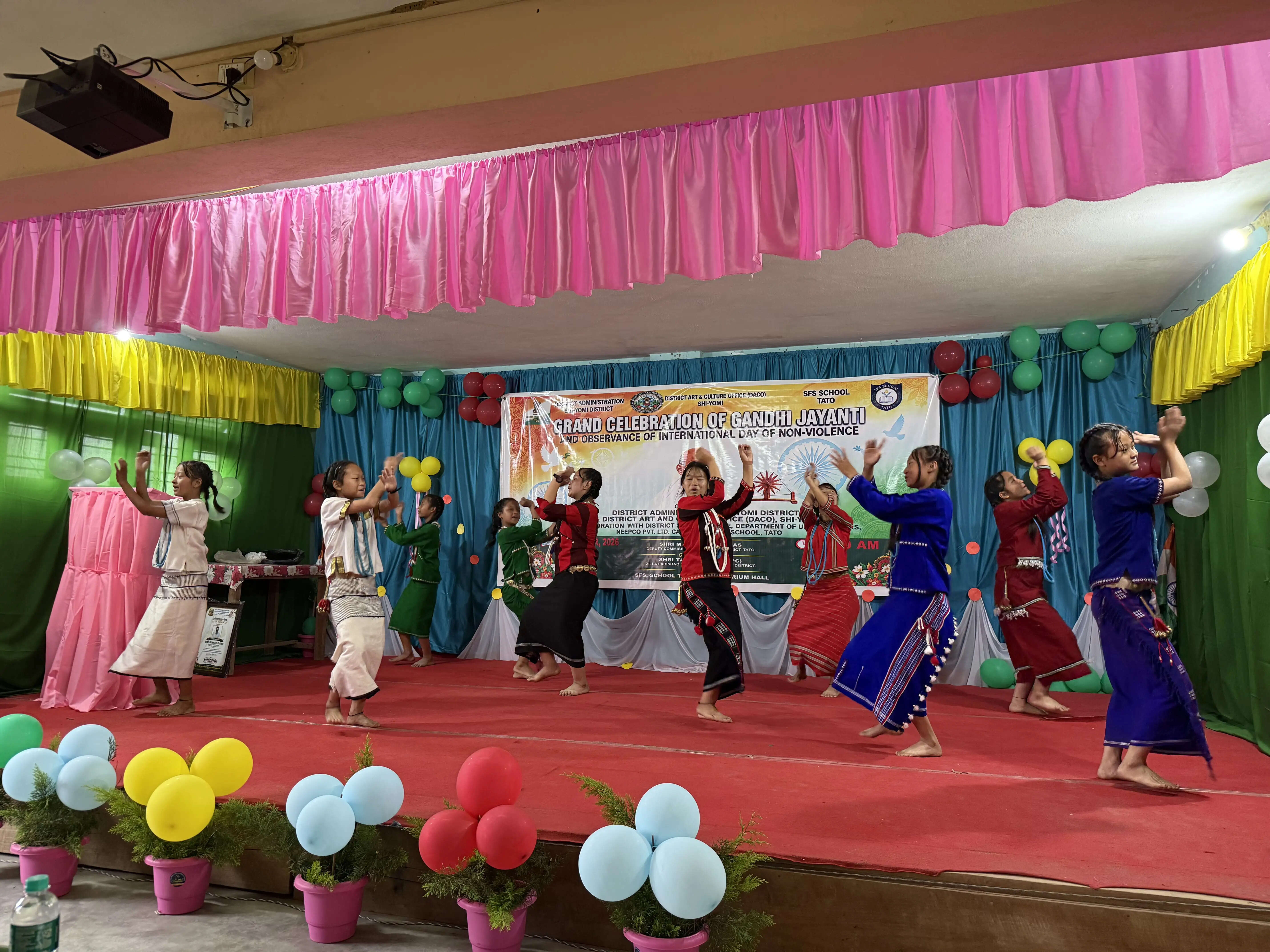 शी-योमी ज़िले में मनाया गया गांधी जयंती और अंतरराष्ट्रीय अहिंसा दिवस