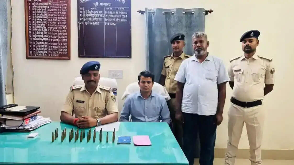 मोतिहारी में आर्म्स लाइसेंस की आड़ में अवैध कारतूस कारोबार का खुलासा,एक गिरफ्तार