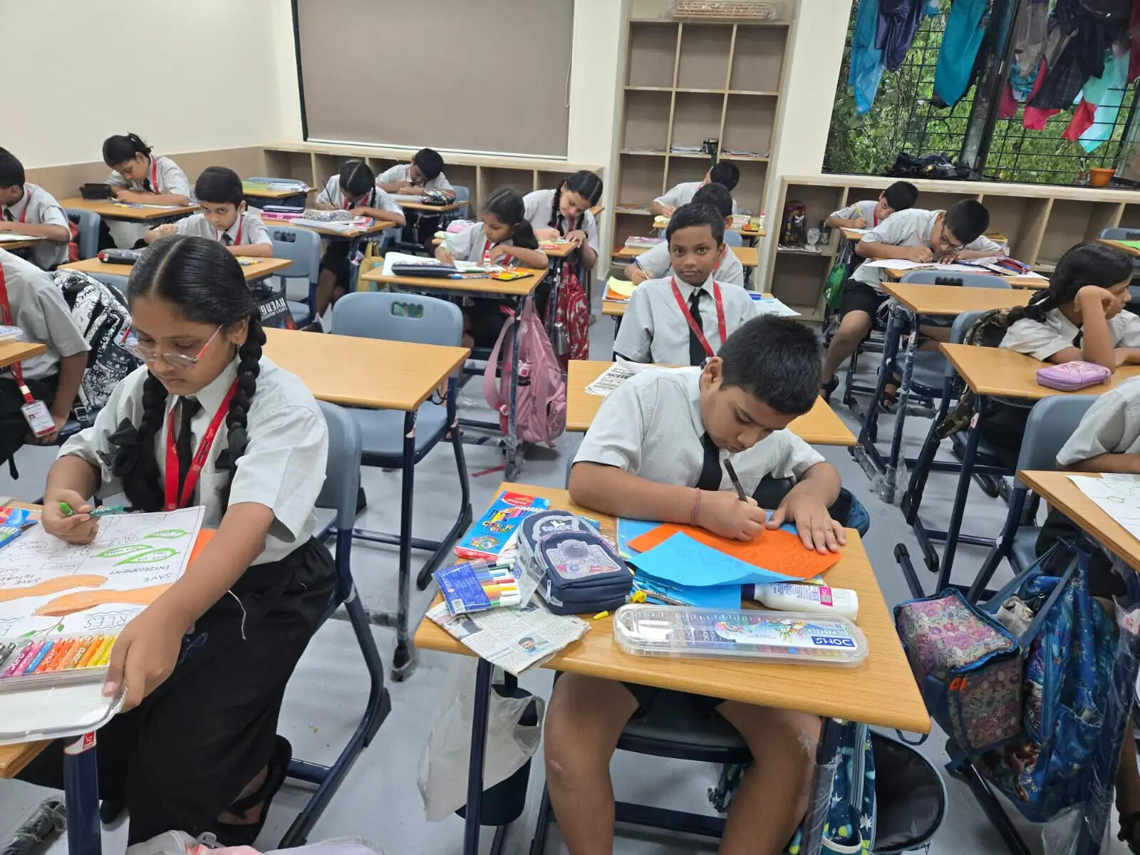 ठाणे में बाल विद्यार्थियों ने पर्यावरण हेतू वन उत्सव सप्ताह मनाया