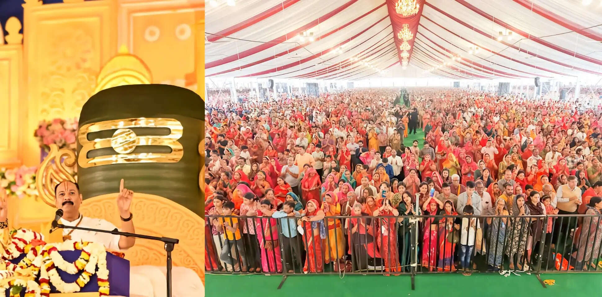 श्री शिव पुराण कथा में उमड़ा जनसैलाब, भक्ति में डूबा जयपुर