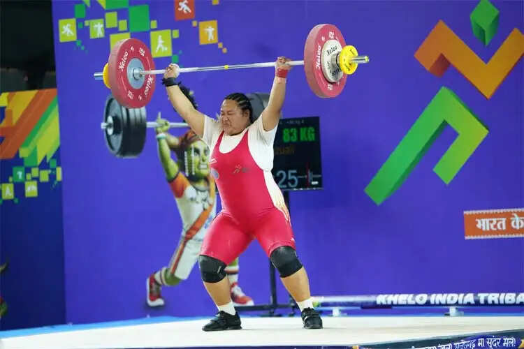 खेलो इंडिया ट्राइबल गेम्स 2026 : वेटलिफ्टिंग में मिजोरम की ज़ोसांगज़ुआली ने जीता स्वर्ण