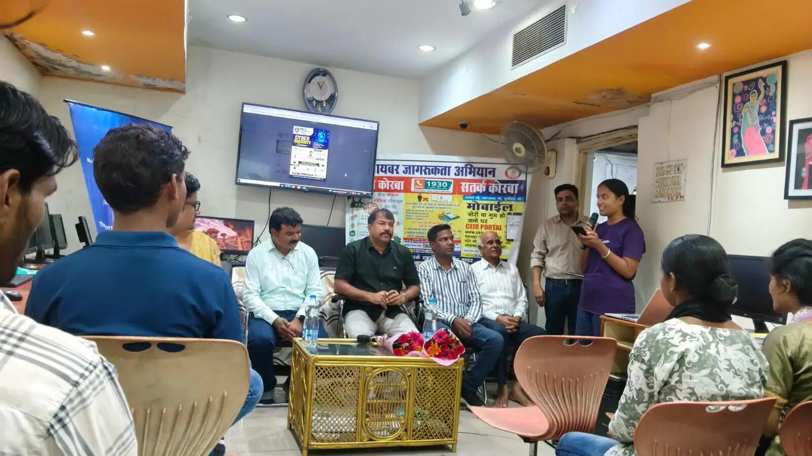 कोरबा : विद्यार्थियों को ऑनलाइन फ्रॉड और डिजिटल ठगी से बचाव की दी जानकारी