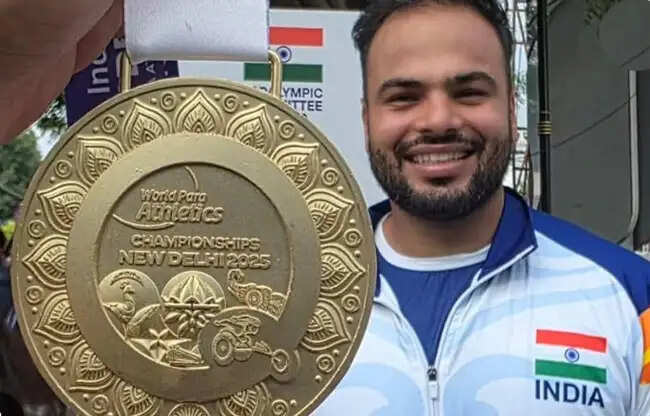 सोनीपत: गोल्डन ब्वाय सुमित ने भाला फेंककर रचा इतिहास,अपना ही रिकार्ड तोड़ा