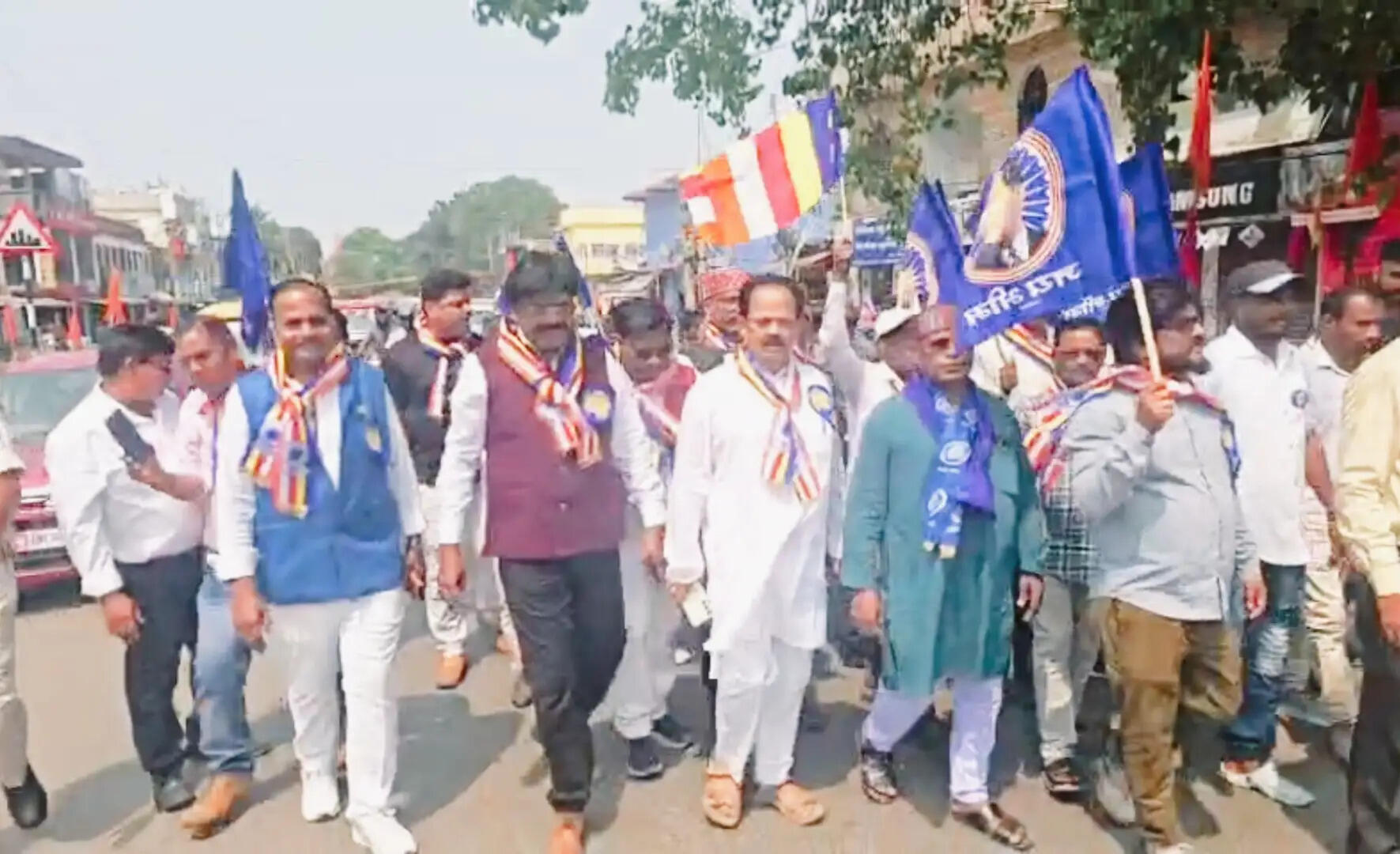 अनुसूचित जाति जनजाति कर्मचारी संघ ने समारोहपूर्वक मनाई अंबेडकर जयंती