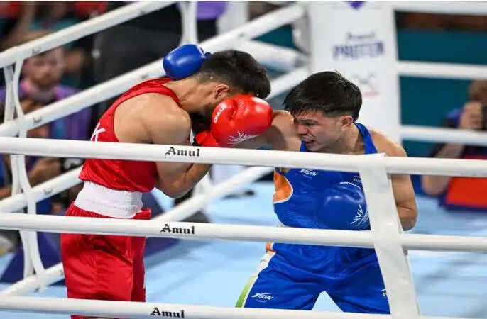 राष्ट्रमंडल खेल 2026: पाकिस्तान के मुक्केबाज को हराकर जदुमणि सिंह क्वार्टरफाइनल में
