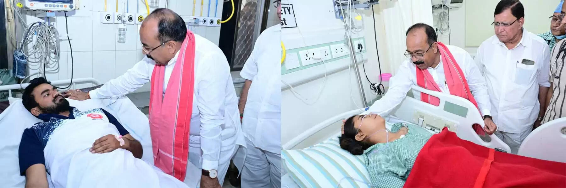 रायपुर : उप मुख्यमंत्री साव रेल हादसे में घायलाें से अस्पताल पहुंचकर जानी स्थिति, डॉक्टरों को बेहतर इलाज के दिए निर्देश