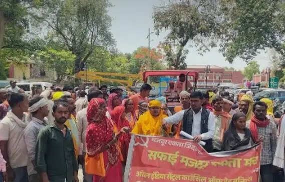 बोनस और बकाया महंगाई भत्ते की मांग पर फिर आंदोलन करेगा नगर निकाय मजदूर यूनियन