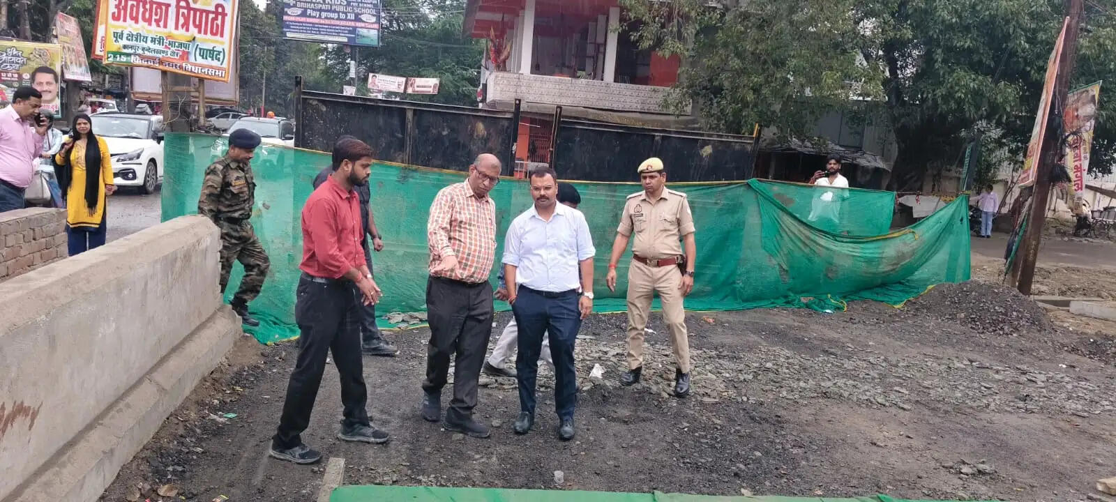 गोविंद नगर कच्ची बस्ती को जलभराव से मिलेगी निजात, सीएम ग्रिड के अधूरे काम पर एक सप्ताह की मोहलत : अर्पित उपाध्याय