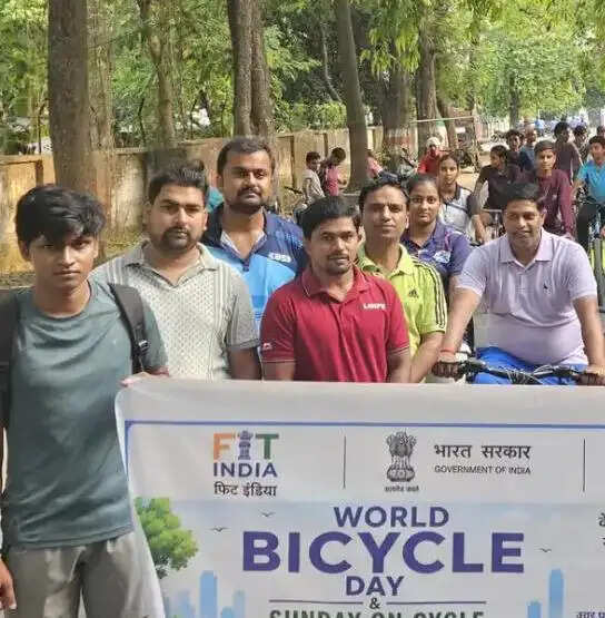 विश्व साइकिल दिवस पर ‘संडे ऑन साइकिल’ में शामिल हुए कई खिलाडी