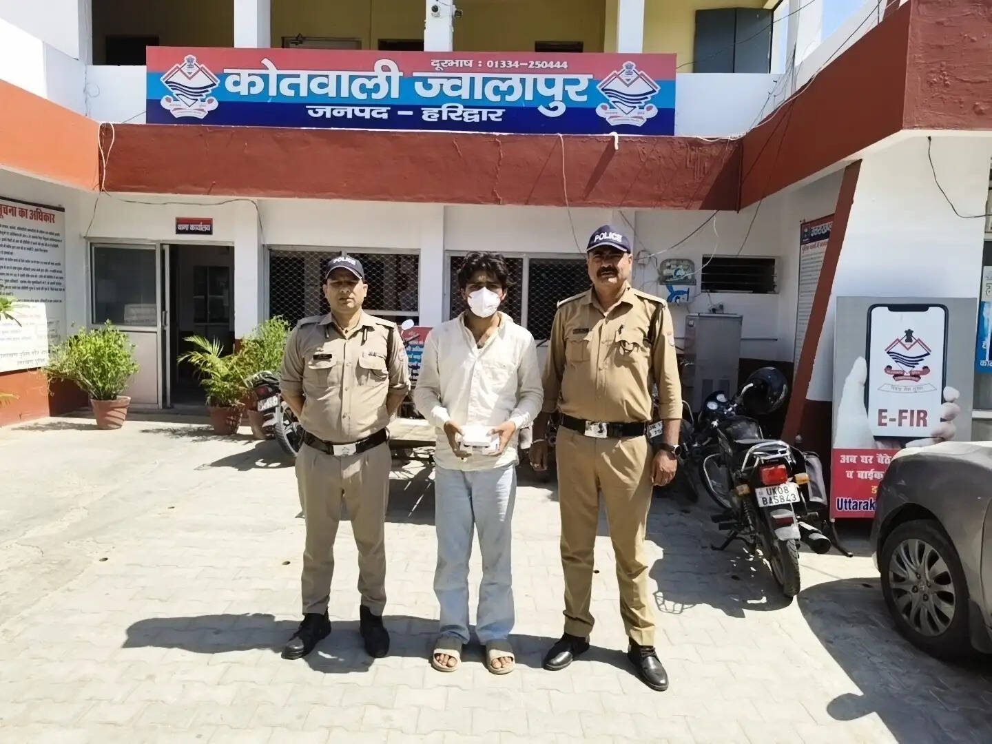 साढ़े नौ लाख रुपये की स्मैक के साथ नशा तस्कर सालिम गिरफ्तार