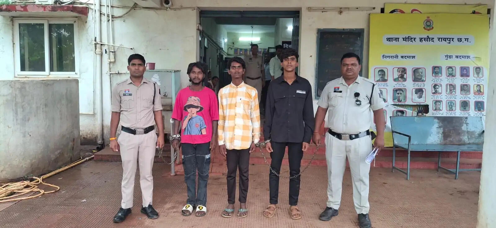 रायपुर : 24 घंटे के भीतर दो लूट की वारदातों का खुलासा, तीन आरोपित गिरफ्तार