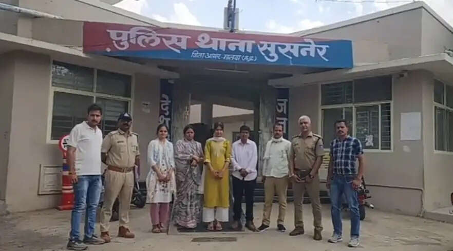 आगरमालवाः लापता बालिका को पुलिस ने सकुशल दस्तयाब किया