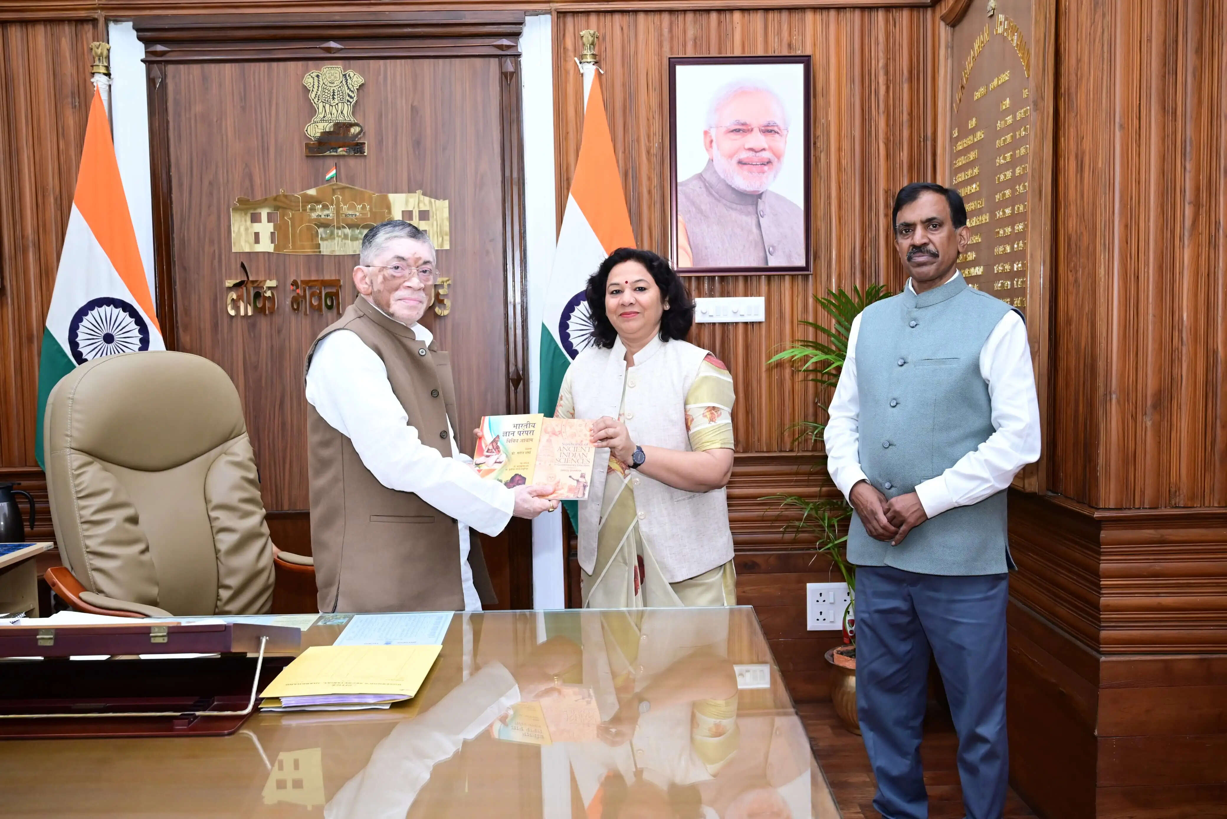 राज्यपाल से नव नियुक्त कुलपति प्रोफेसर सरोज शर्मा ने की मुलाकात