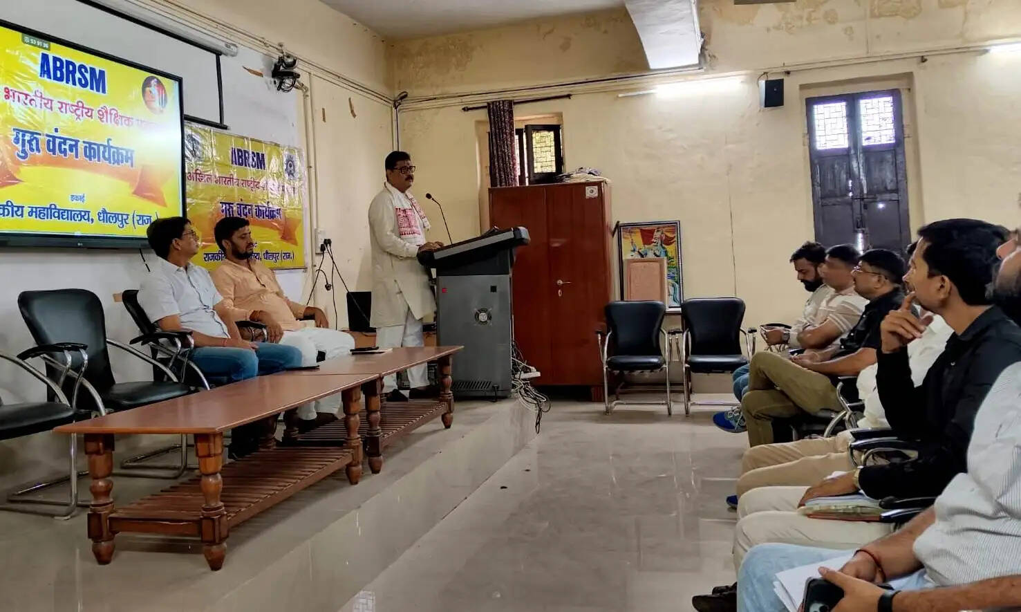 गुरू पूजन तथा समर्पण का पर्व है गुरु पूर्णिमा : शर्मा