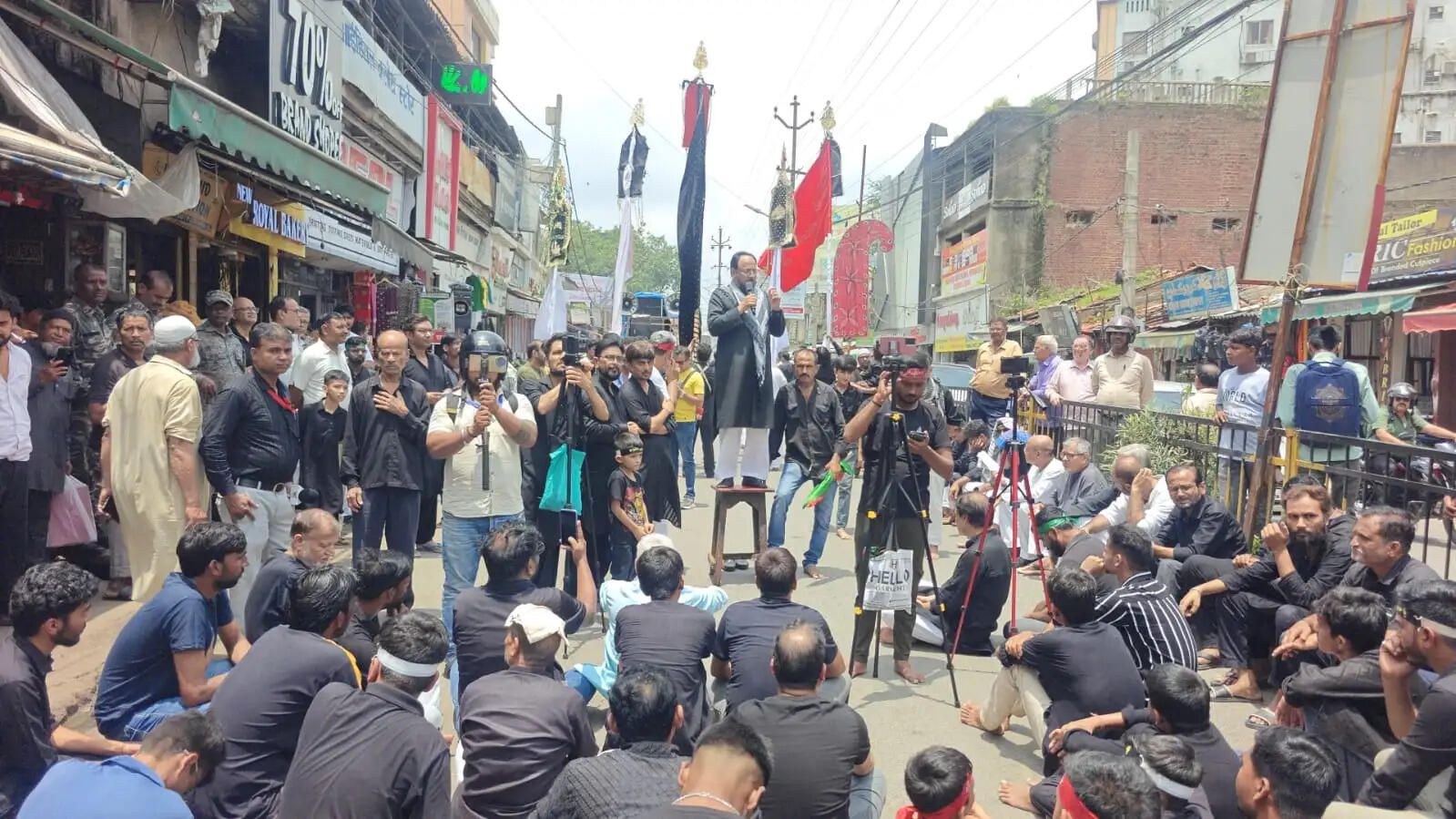 रांची में निकला चेहल्लुम का मातमी जुलूस, 'या हुसैन' की सदाओं से गूंजा शहर