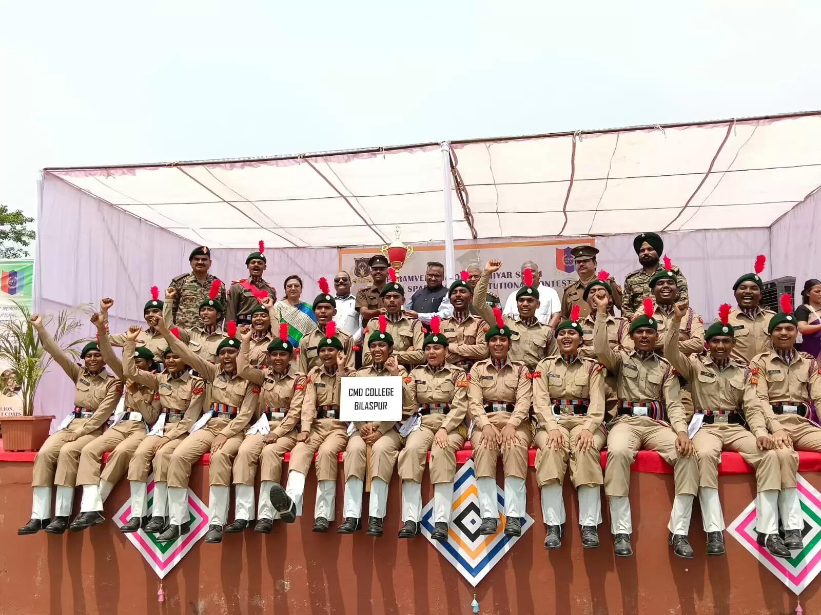 एनसीसी के तत्वावधान में ड्रिल और शूटिंग प्रतियोगिता का भव्य आयोजन, 600 कैडेट्स ने लिया हिस्सा