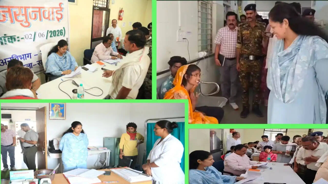 मालथौन अस्पताल में गंदगी पर भड़कीं कलेक्टर, स्वास्थ्य अधिकारियों को लगाई फटकार
