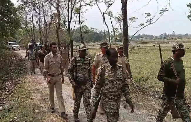 होली के मद्देनजर वन बस्ती इलाके में वन विभाग ने शुरू की गश्त