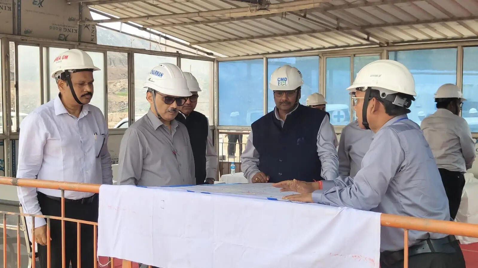 कोल इंडिया के अध्यक्ष ने राजमहल परियोजना का किया निरीक्षण